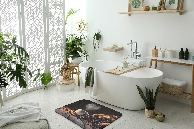 Tapete para banheira Coração de Café