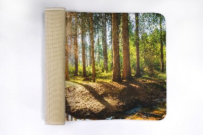 Tapete para casa de banho Floresta Paisagística