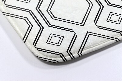 Tapete para casa de banho Padrões quadrados