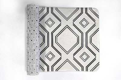 Tapete para casa de banho Padrões quadrados