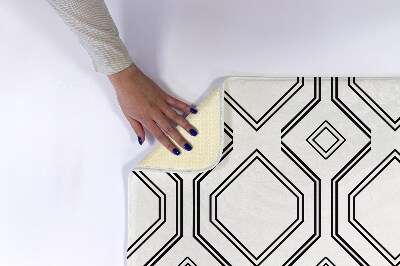 Tapete para casa de banho Padrões quadrados