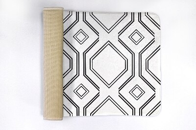 Tapete para casa de banho Padrões quadrados