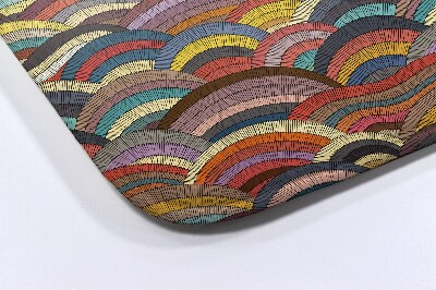 Tapete para banheira Abstração colorida