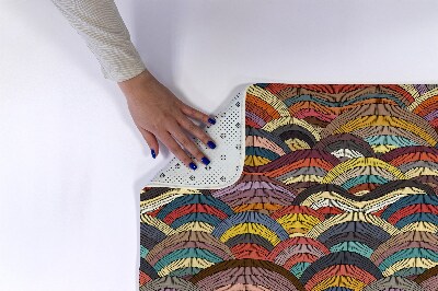 Tapete para banheira Abstração colorida