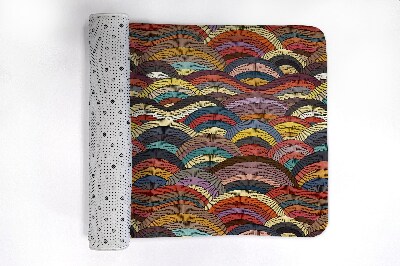 Tapete para banheira Abstração colorida