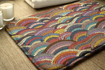 Tapete para banheira Abstração colorida