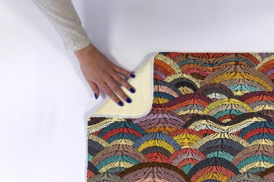 Tapete para banheira Abstração colorida