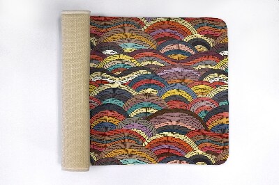 Tapete para banheira Abstração colorida