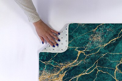 Tapete para banheira Mármore verde