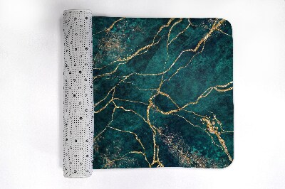 Tapete para banheira Mármore verde