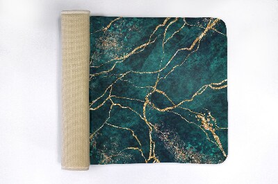 Tapete para banheira Mármore verde