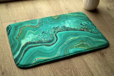 Tapete para casa de banho Mármore turquesa