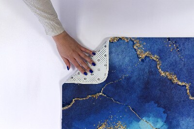 Tapete para wc Mármore azul