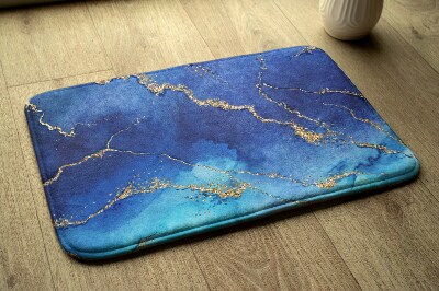 Tapete para wc Mármore azul