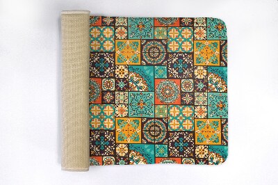 Tapete para casa de banho Padrões geométricos coloridos