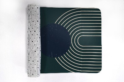 Tapete para casa de banho Padrão geométrico