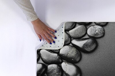 Tapete para banheira Pedras Negras