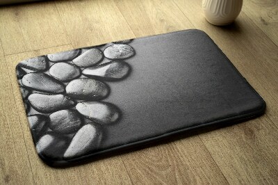 Tapete para banheira Pedras Negras