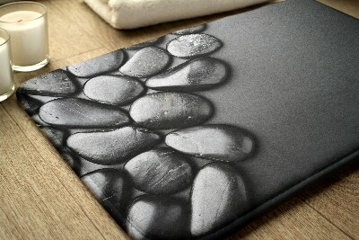 Tapete para banheira Pedras Negras