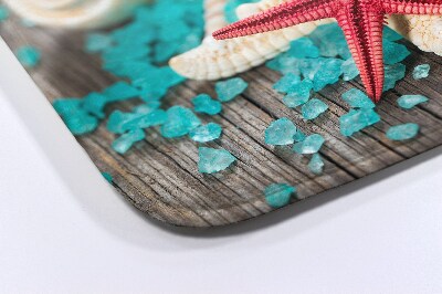 Tapete para casa de banho Conchas de estrelas do mar