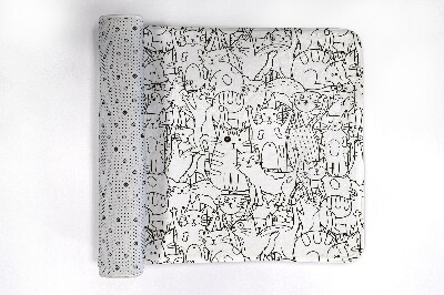 Tapete para banheira Padrão de gatos