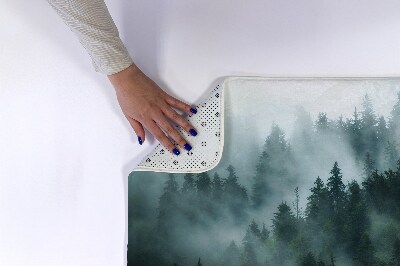 Tapete para casa de banho Floresta de Nevoeiro