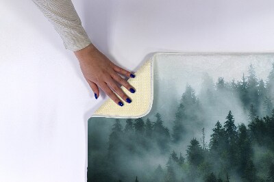 Tapete para casa de banho Floresta de Nevoeiro