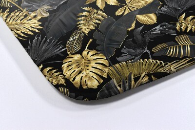 Tapete para banheira Plantas Douradas