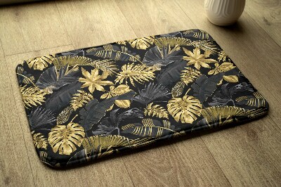 Tapete para banheira Plantas Douradas