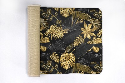 Tapete para banheira Plantas Douradas