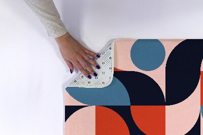 Tapete para casa de banho Padrão geométrico