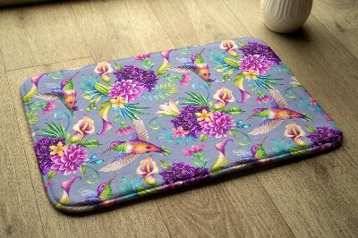 Tapete para banheira Flores Pássaros