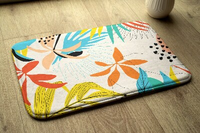 Tapete para wc Padrão de plantas