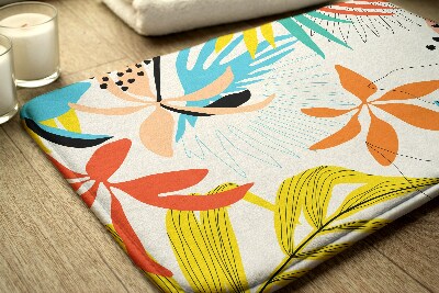 Tapete para wc Padrão de plantas