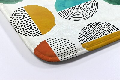 Tapete para casa de banho Círculos Linhas