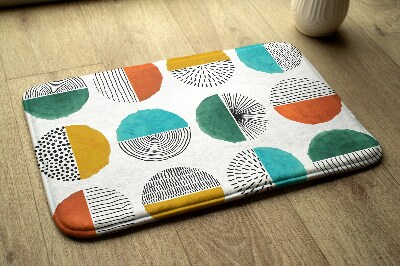 Tapete para casa de banho Círculos Linhas