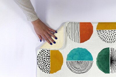 Tapete para casa de banho Círculos Linhas