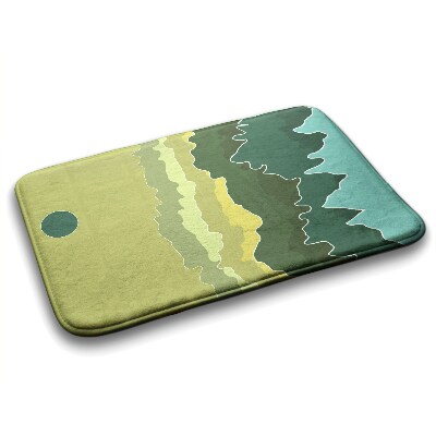 Tapete para casa de banho Abstração de Montanhas