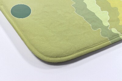 Tapete para casa de banho Abstração de Montanhas