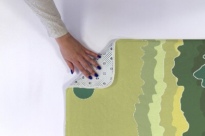 Tapete para casa de banho Abstração de Montanhas