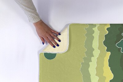 Tapete para casa de banho Abstração de Montanhas