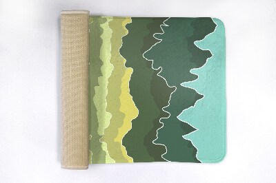 Tapete para casa de banho Abstração de Montanhas