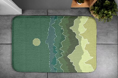 Tapete para banheira Abstração de Montanhas