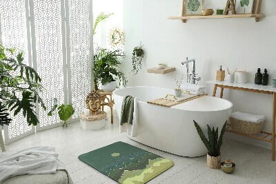 Tapete para banheira Abstração de Montanhas