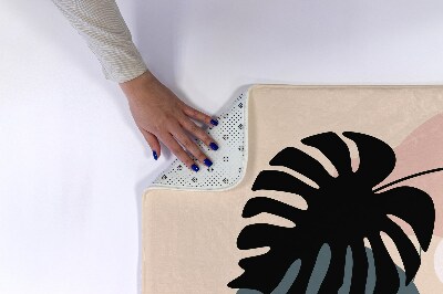 Tapete para casa de banho Folha de Monstera