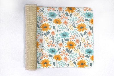 Tapete para banheira Padrão floral