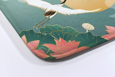 Tapete para casa de banho Pássaros Flores