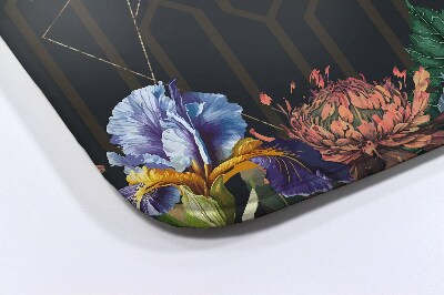 Tapete para banheira Flores de pássaros