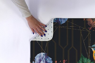 Tapete para banheira Flores de pássaros