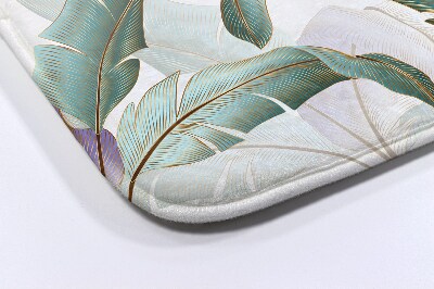 Tapete para casa de banho Folhas